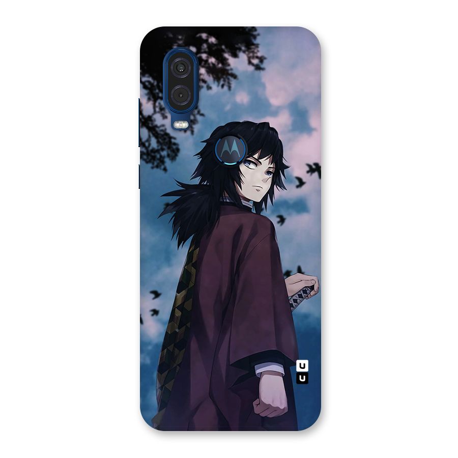 Giyu Tomioka Waiting Back Case for Motorola One Vision