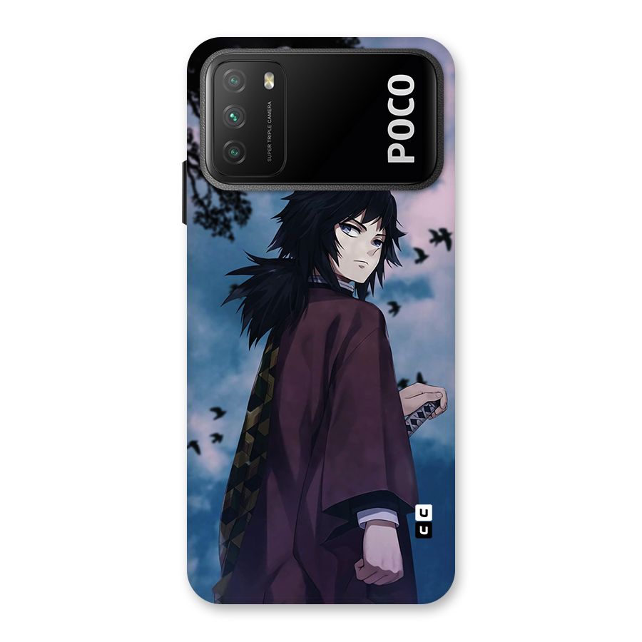Giyu Tomioka Waiting Back Case for Poco M3