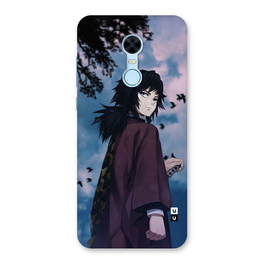 Giyu Tomioka Waiting Back Case for Redmi Note 5