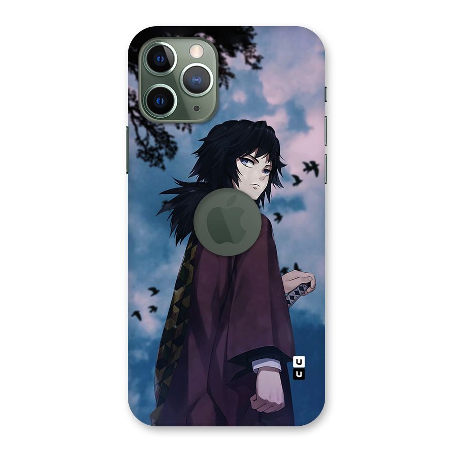 Giyu Tomioka Waiting Back Case for iPhone 11 Pro Logo Cut