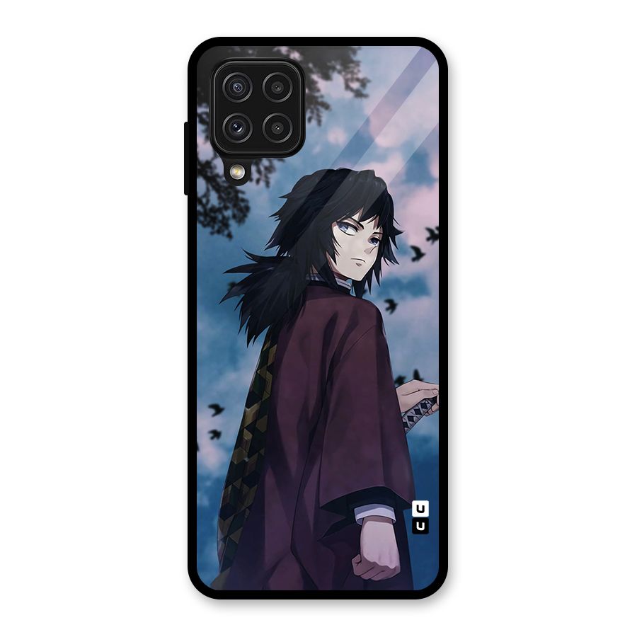 Giyu Tomioka Waiting Glass Back Case for Galaxy A22 4G