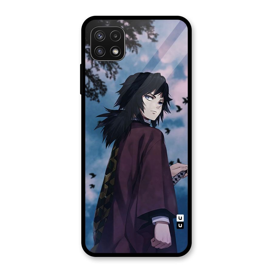 Giyu Tomioka Waiting Glass Back Case for Galaxy A22 5G