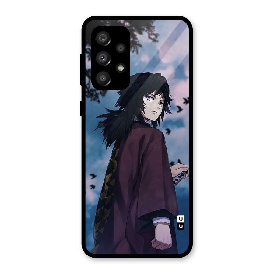 Giyu Tomioka Waiting Glass Back Case for Galaxy A32