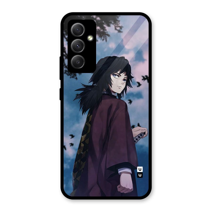 Giyu Tomioka Waiting Glass Back Case for Galaxy A34