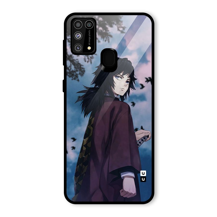 Giyu Tomioka Waiting Glass Back Case for Galaxy F41