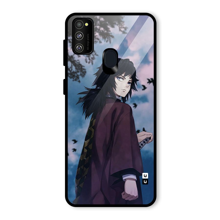 Giyu Tomioka Waiting Glass Back Case for Galaxy M30s