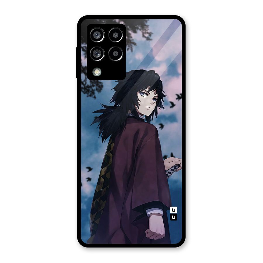 Giyu Tomioka Waiting Glass Back Case for Galaxy M53 5G