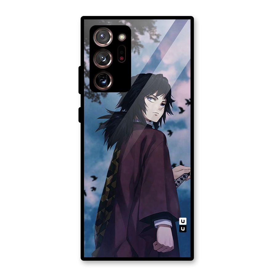Giyu Tomioka Waiting Glass Back Case for Galaxy Note 20 Ultra
