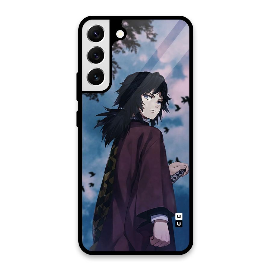 Giyu Tomioka Waiting Glass Back Case for Galaxy S22 Plus 5G