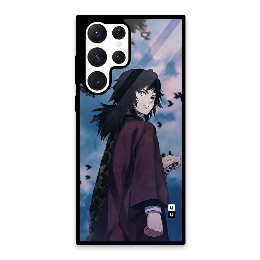 Giyu Tomioka Waiting Glass Back Case for Galaxy S22 Ultra 5G