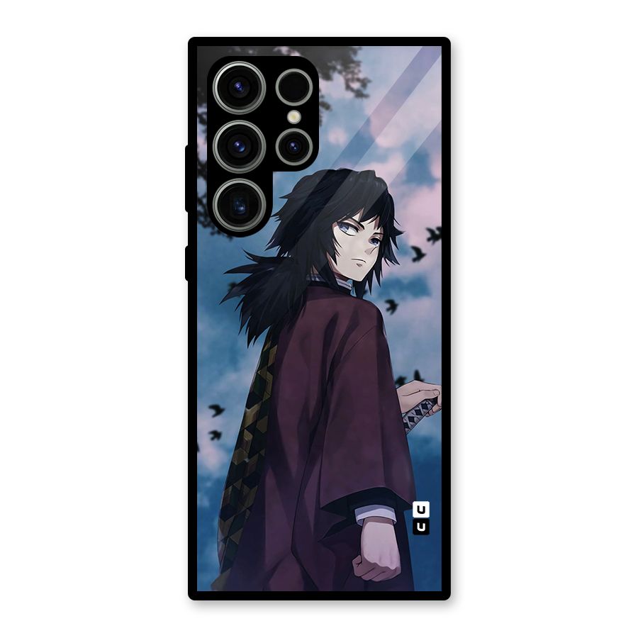 Giyu Tomioka Waiting Glass Back Case for Galaxy S23 Ultra