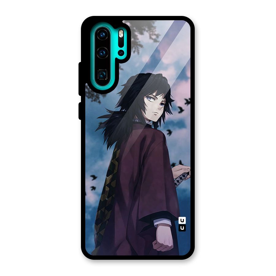 Giyu Tomioka Waiting Glass Back Case for Huawei P30 Pro