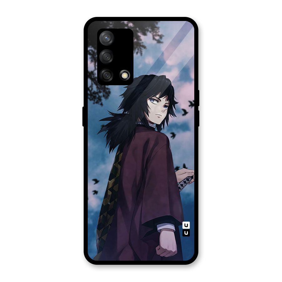 Giyu Tomioka Waiting Glass Back Case for Oppo F19