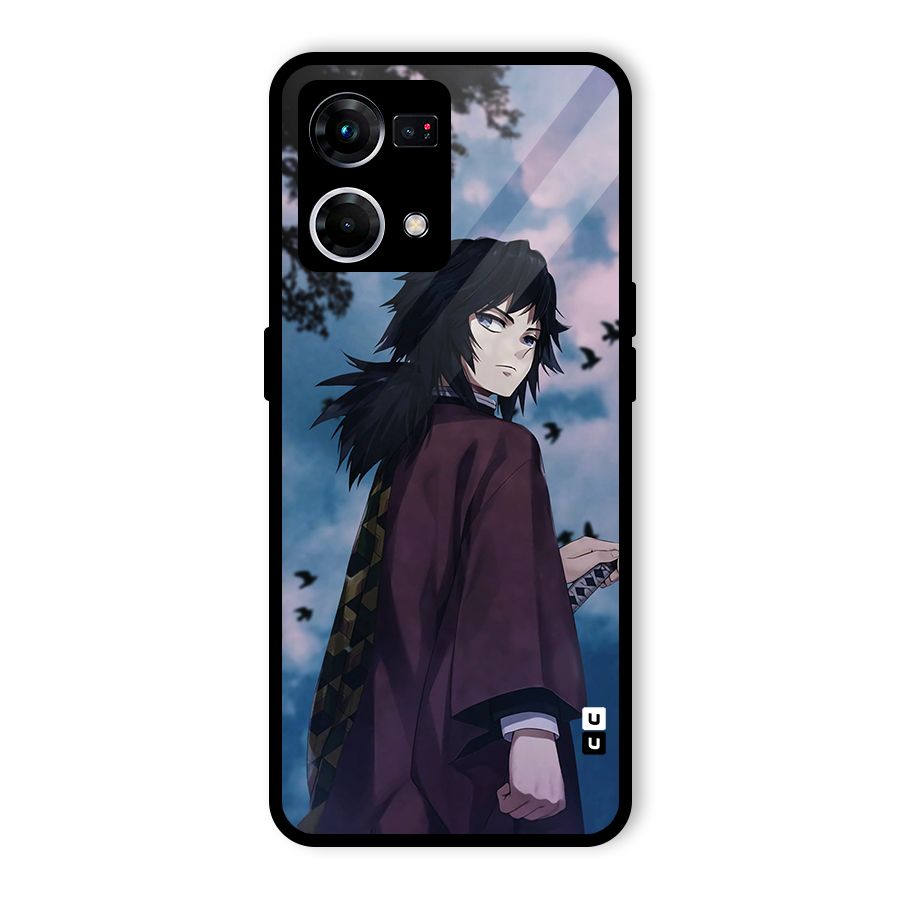 Giyu Tomioka Waiting Glass Back Case for Oppo F21s Pro 4G