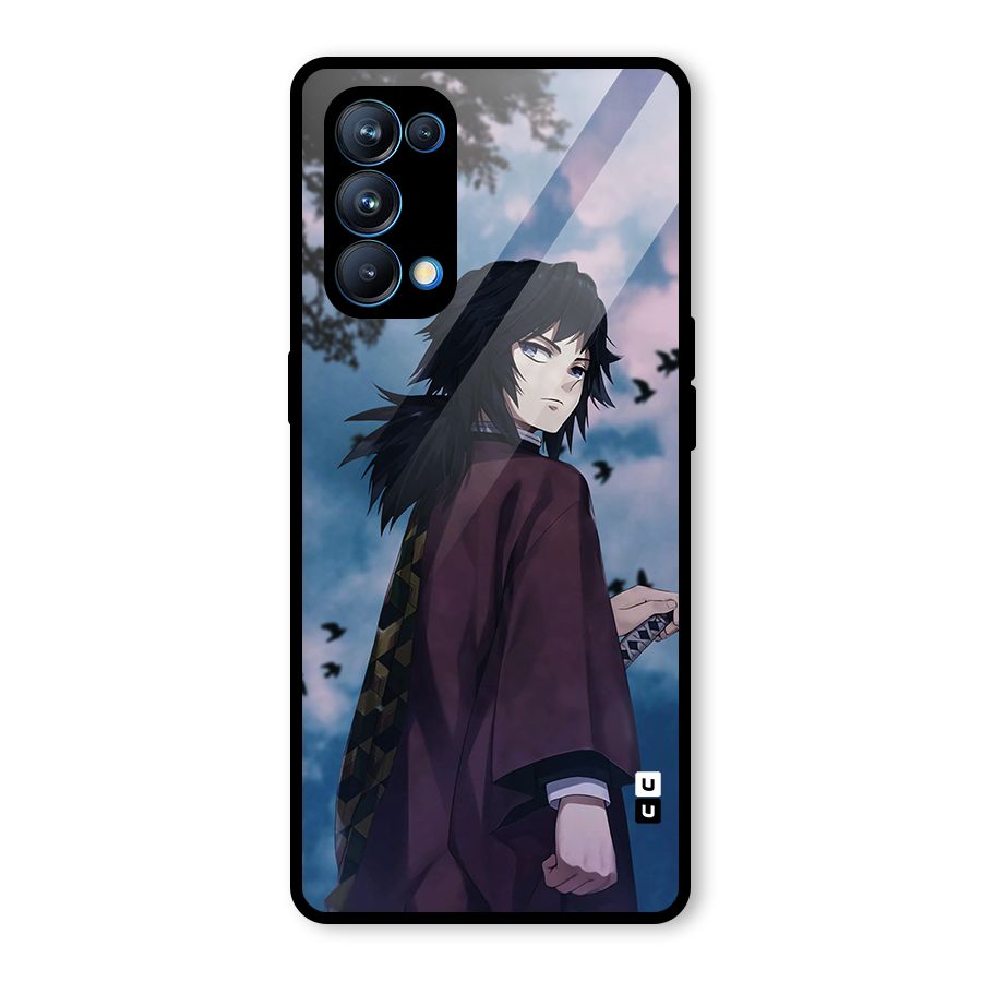 Giyu Tomioka Waiting Glass Back Case for Oppo Reno5 Pro 5G
