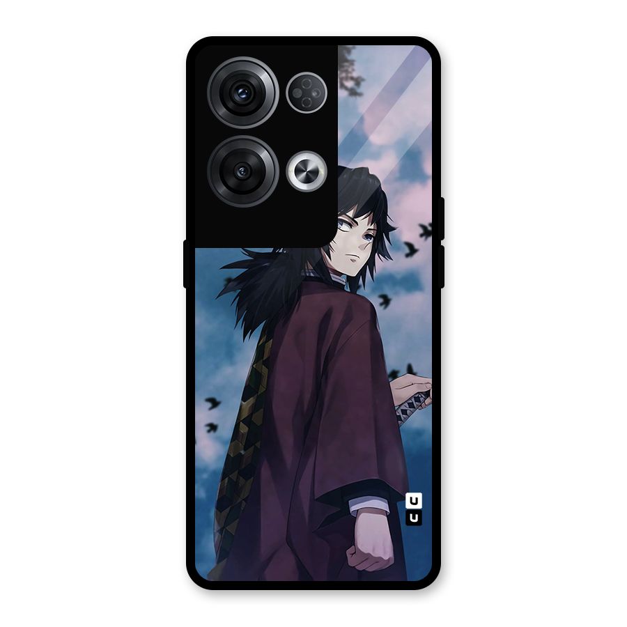 Giyu Tomioka Waiting Glass Back Case for Oppo Reno8 Pro 5G