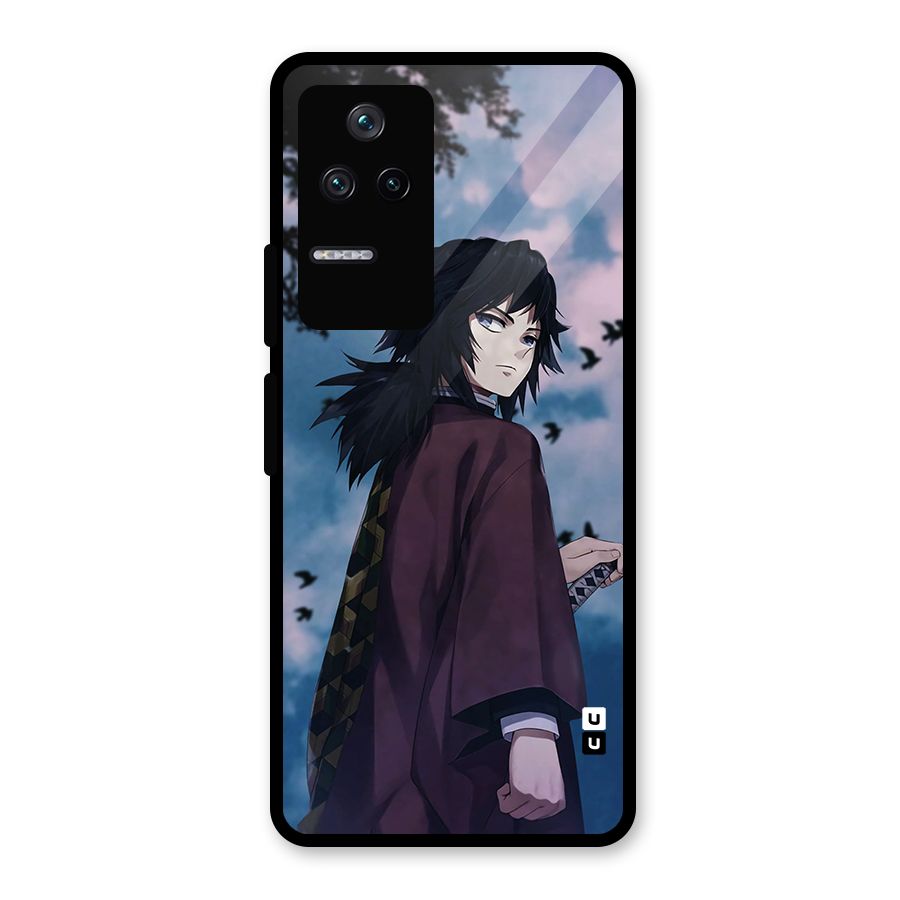 Giyu Tomioka Waiting Glass Back Case for Poco F4 5G