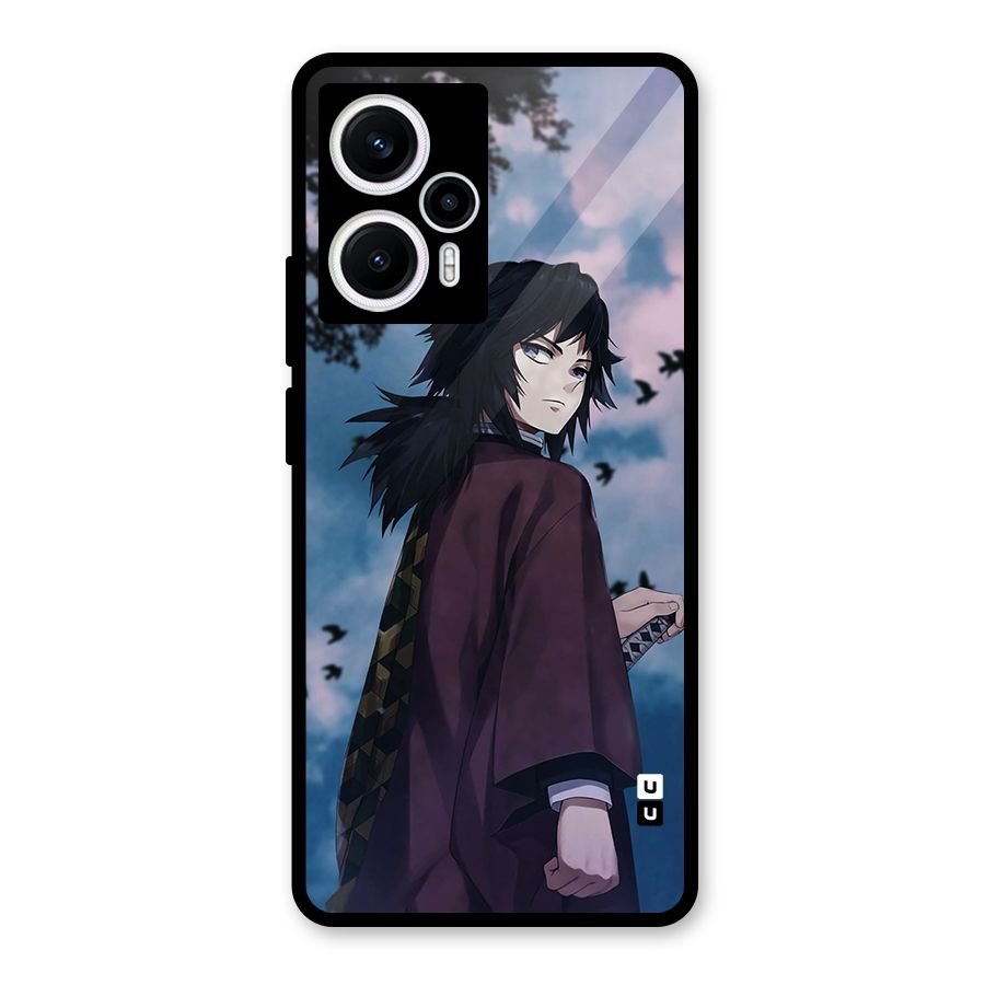 Giyu Tomioka Waiting Glass Back Case for Poco F5