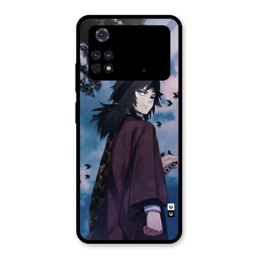 Giyu Tomioka Waiting Glass Back Case for Poco M4 Pro 4G