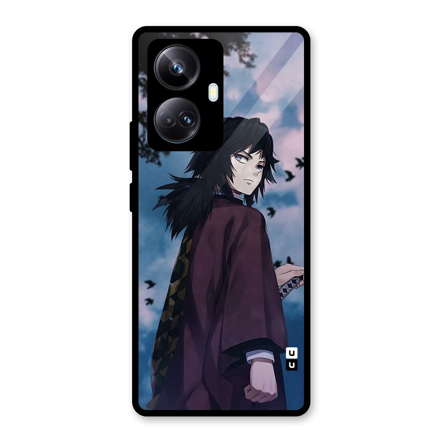 Giyu Tomioka Waiting Glass Back Case for Realme 10 Pro Plus