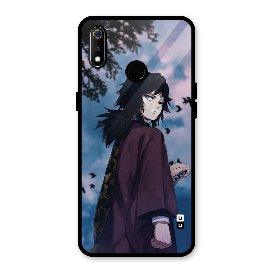 Giyu Tomioka Waiting Glass Back Case for Realme 3i