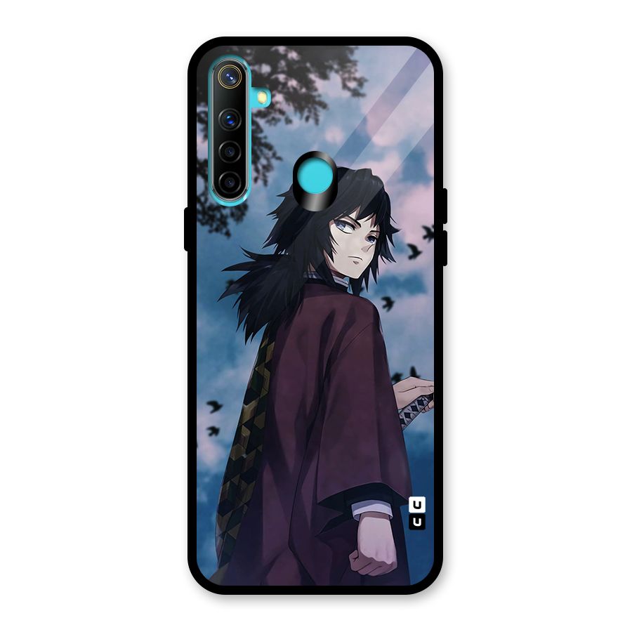 Giyu Tomioka Waiting Glass Back Case for Realme 5i