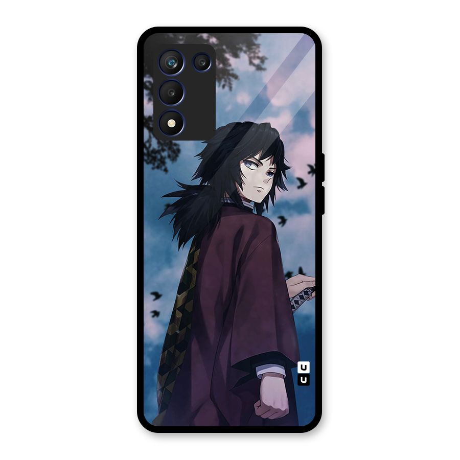 Giyu Tomioka Waiting Glass Back Case for Realme 9 5G Speed