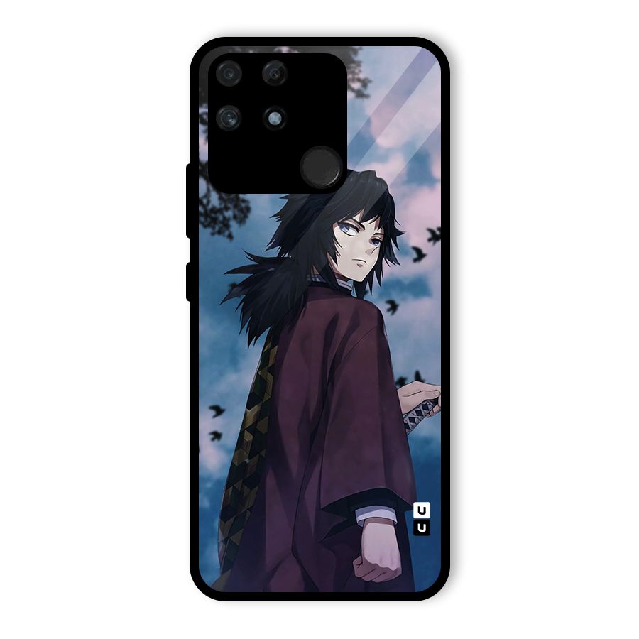 Giyu Tomioka Waiting Glass Back Case for Realme Narzo 50A