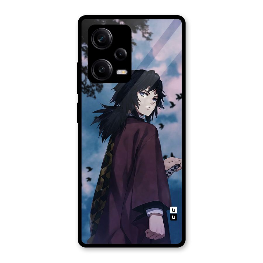 Giyu Tomioka Waiting Glass Back Case for Redmi Note 12 Pro