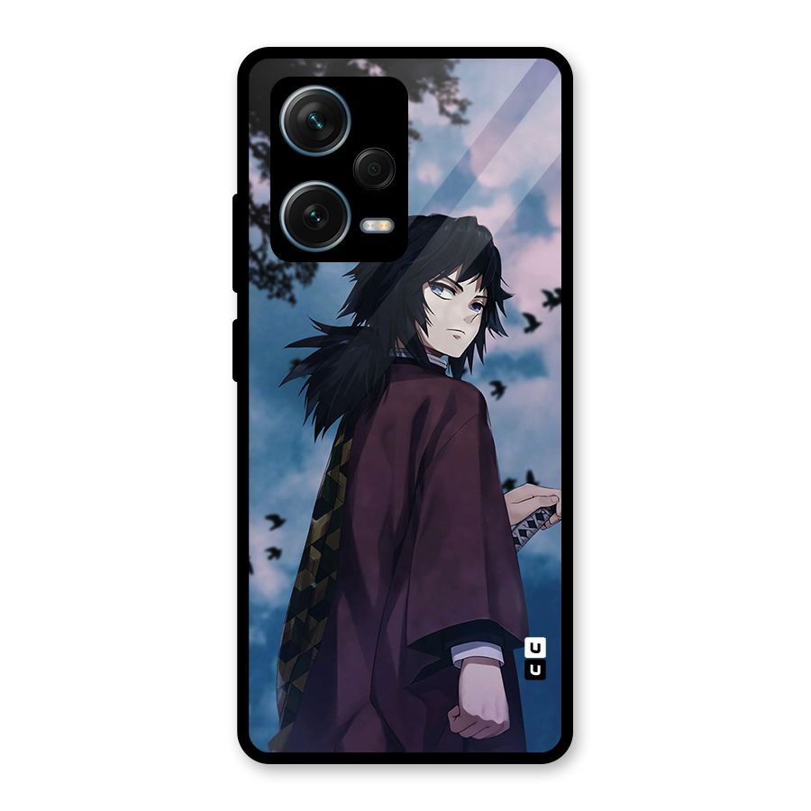 Giyu Tomioka Waiting Glass Back Case for Redmi Note 12 Pro Plus 5G