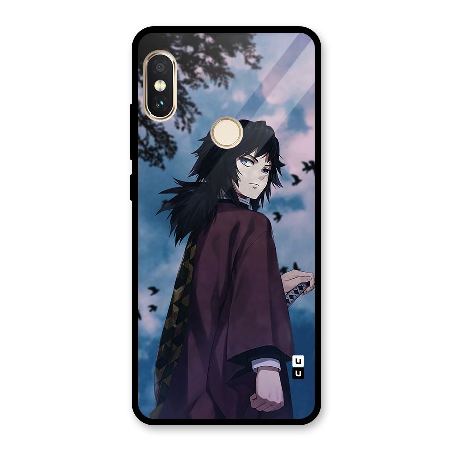Giyu Tomioka Waiting Glass Back Case for Redmi Note 5 Pro