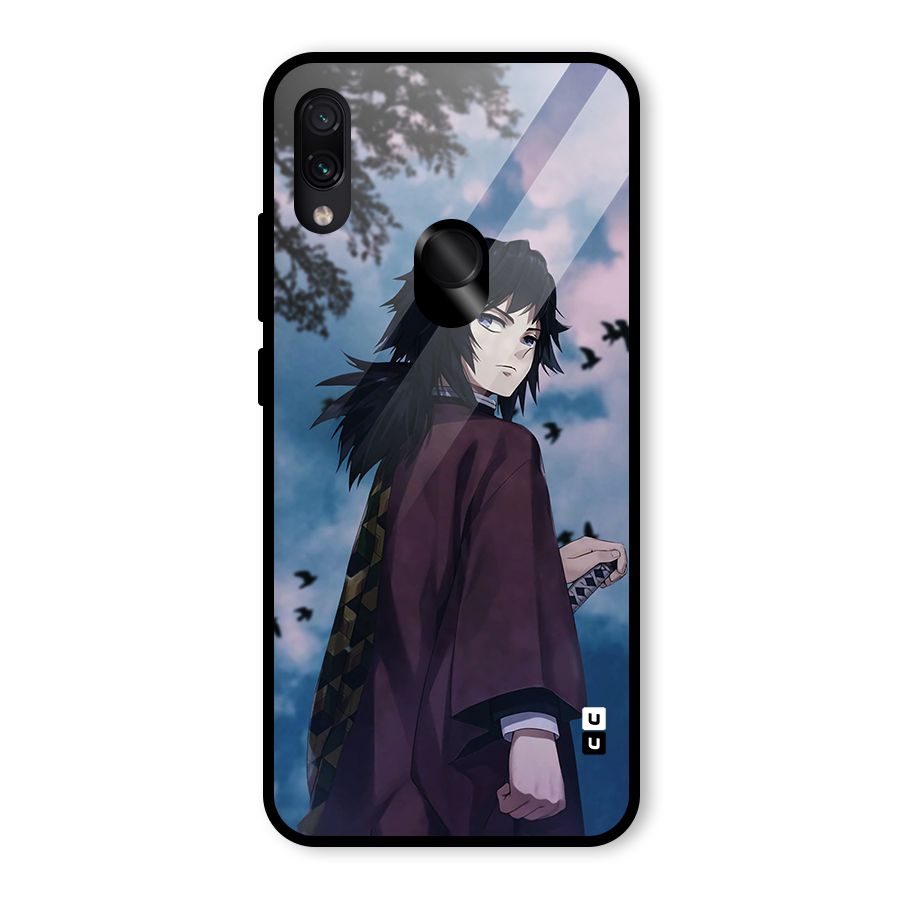 Giyu Tomioka Waiting Glass Back Case for Redmi Note 7S