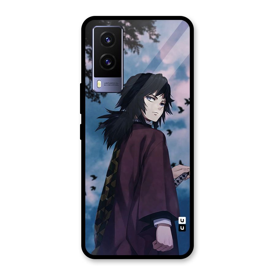 Giyu Tomioka Waiting Glass Back Case for Vivo V21e 5G