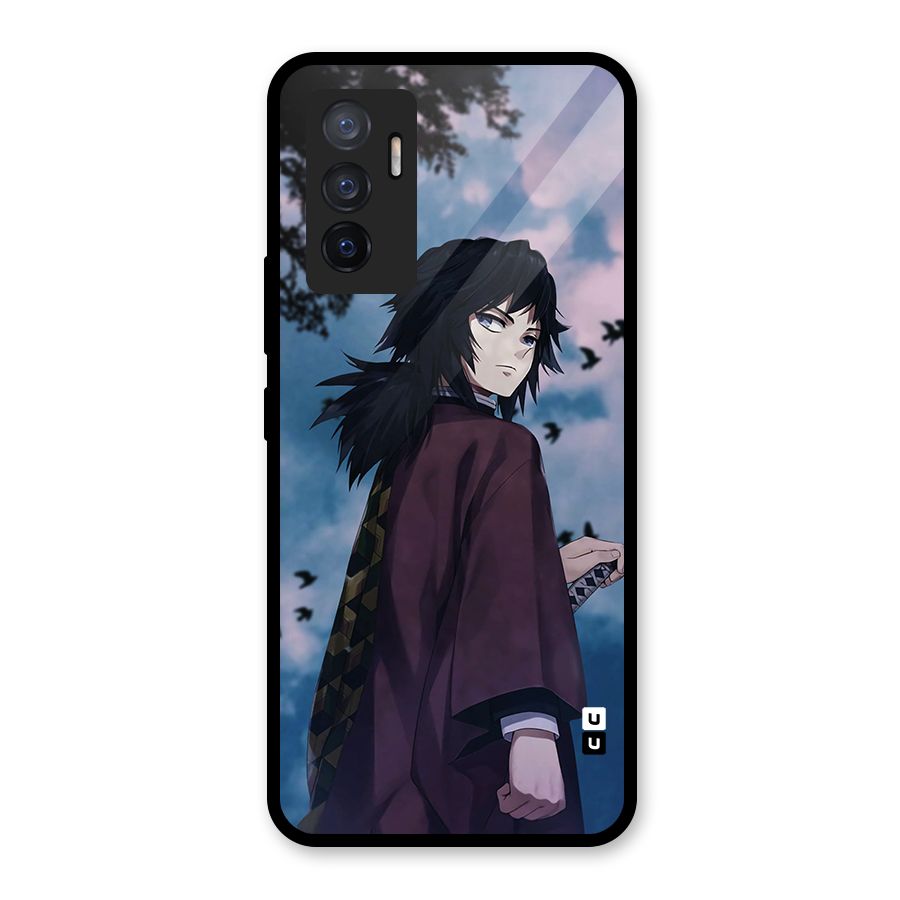 Giyu Tomioka Waiting Glass Back Case for Vivo V23e