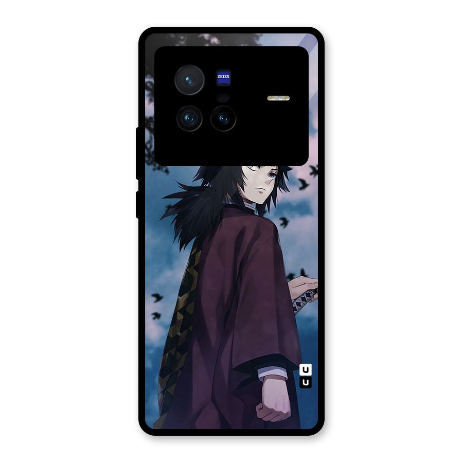 Giyu Tomioka Waiting Glass Back Case for Vivo X80