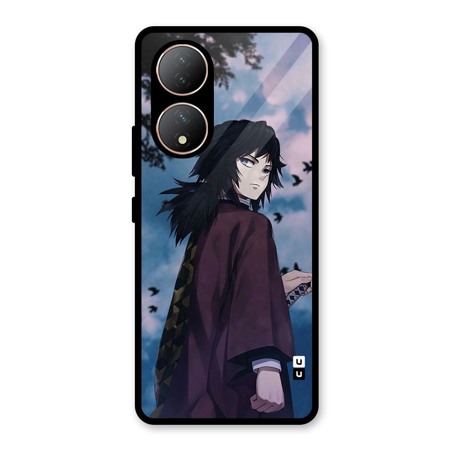 Giyu Tomioka Waiting Glass Back Case for Vivo Y100A