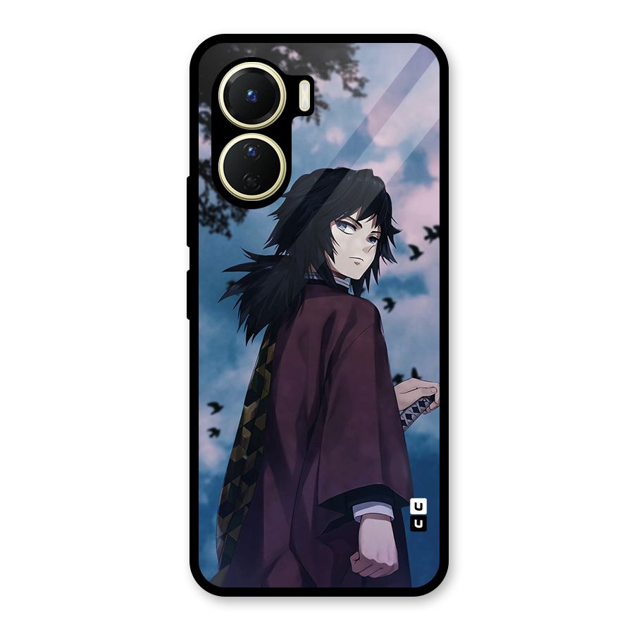 Giyu Tomioka Waiting Glass Back Case for Vivo Y16