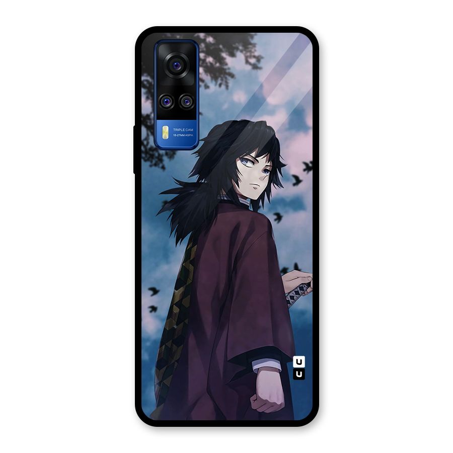 Giyu Tomioka Waiting Glass Back Case for Vivo Y31