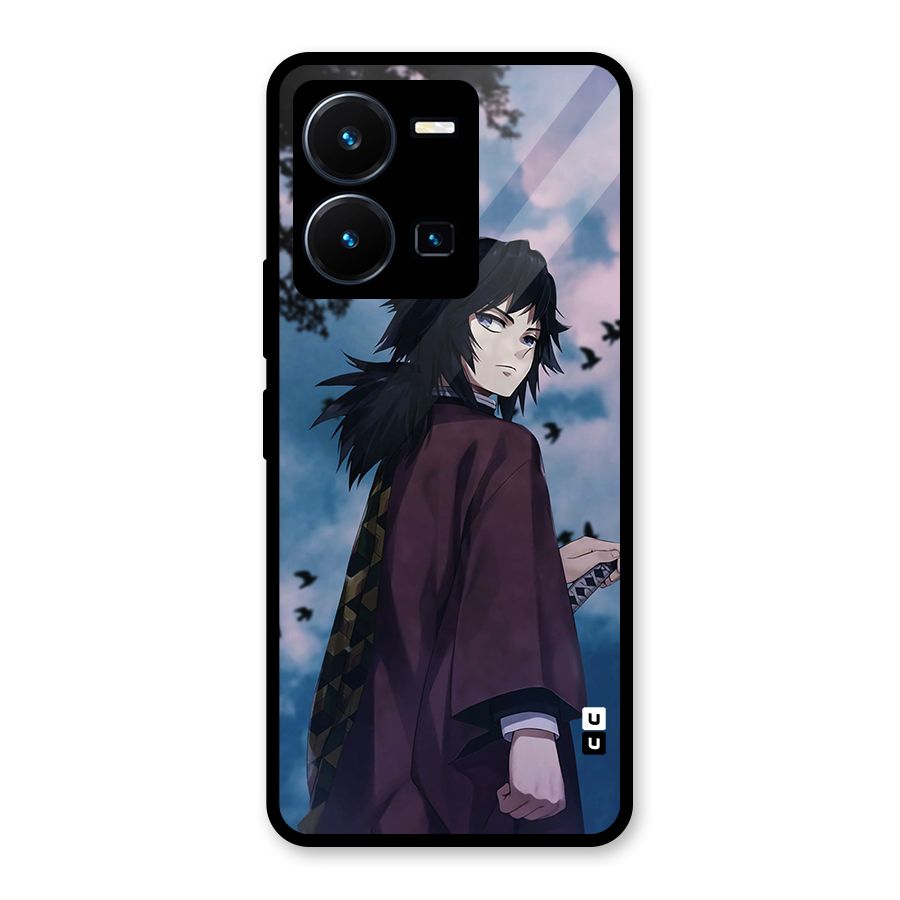 Giyu Tomioka Waiting Glass Back Case for Vivo Y35