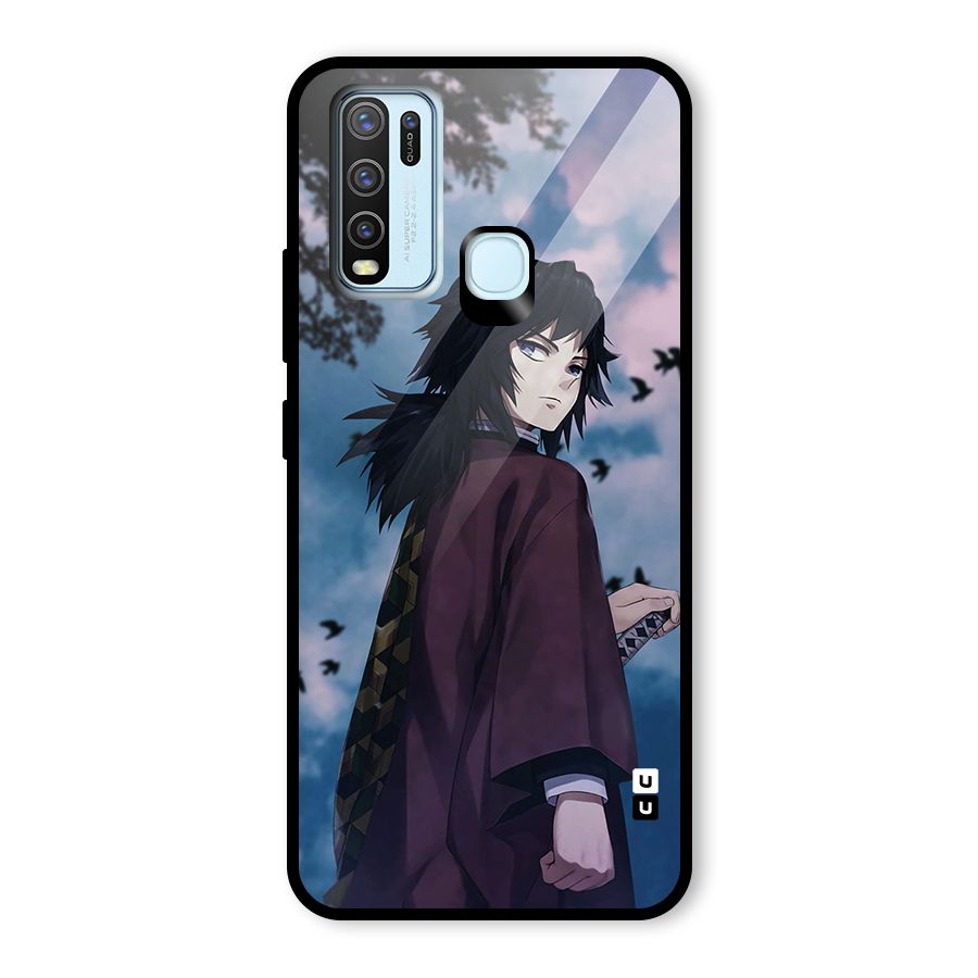 Giyu Tomioka Waiting Glass Back Case for Vivo Y50
