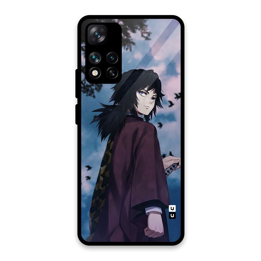 Giyu Tomioka Waiting Glass Back Case for Xiaomi 11i HyperCharge 5G