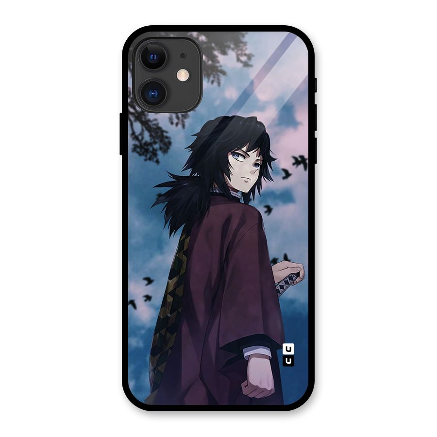 Giyu Tomioka Waiting Glass Back Case for iPhone 11