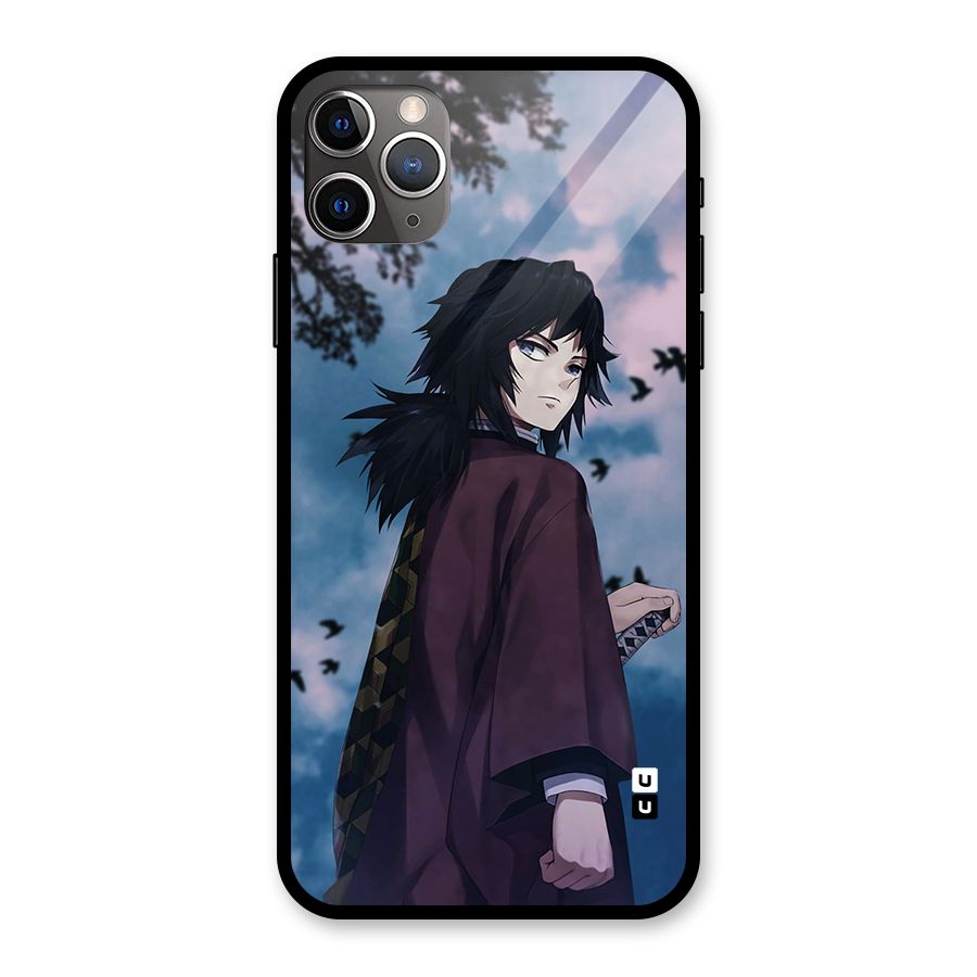 Giyu Tomioka Waiting Glass Back Case for iPhone 11 Pro Max