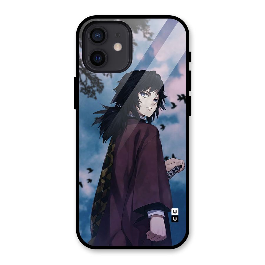 Giyu Tomioka Waiting Glass Back Case for iPhone 12