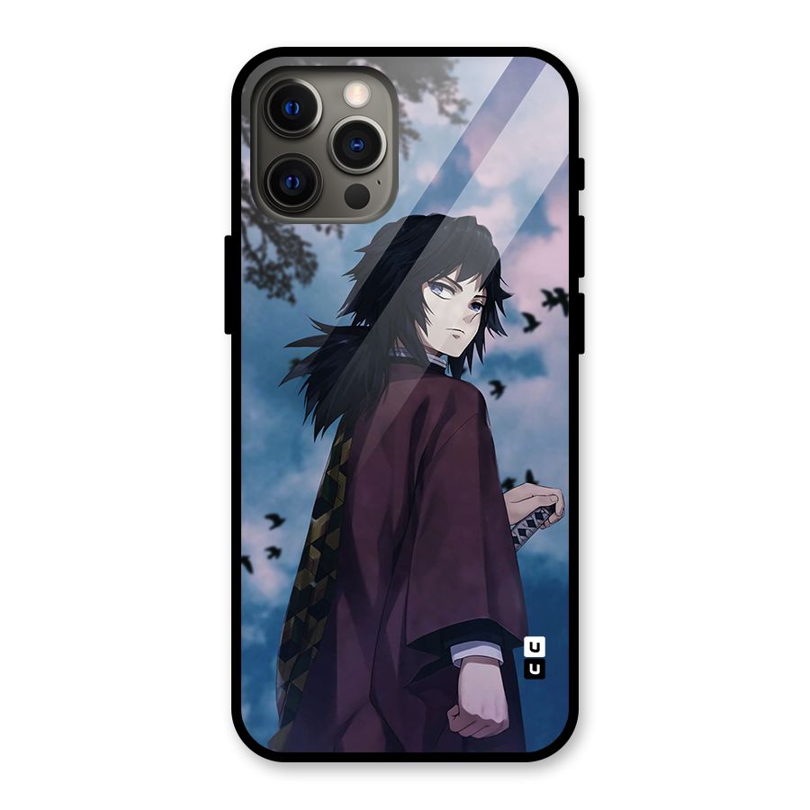 Giyu Tomioka Waiting Glass Back Case for iPhone 12 Pro Max
