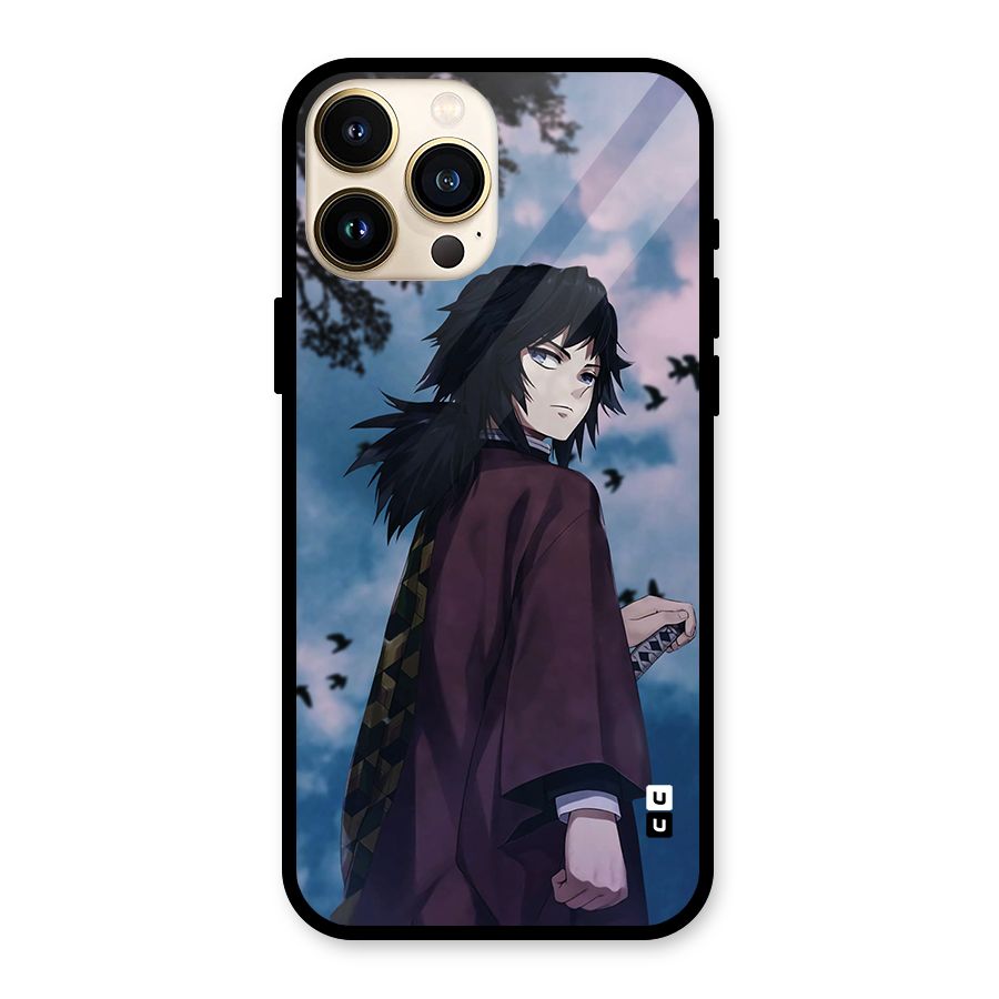 Giyu Tomioka Waiting Glass Back Case for iPhone 13 Pro Max