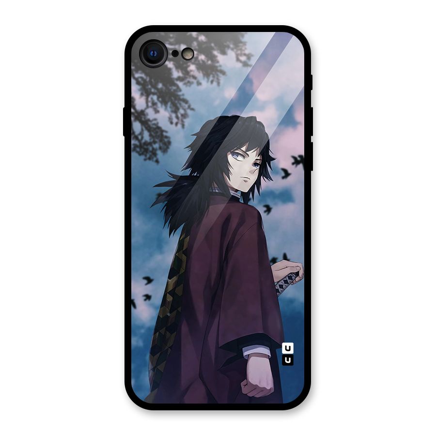 Giyu Tomioka Waiting Glass Back Case for iPhone 7