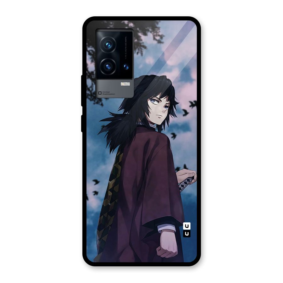 Giyu Tomioka Waiting Glass Back Case for iQOO 9 5G