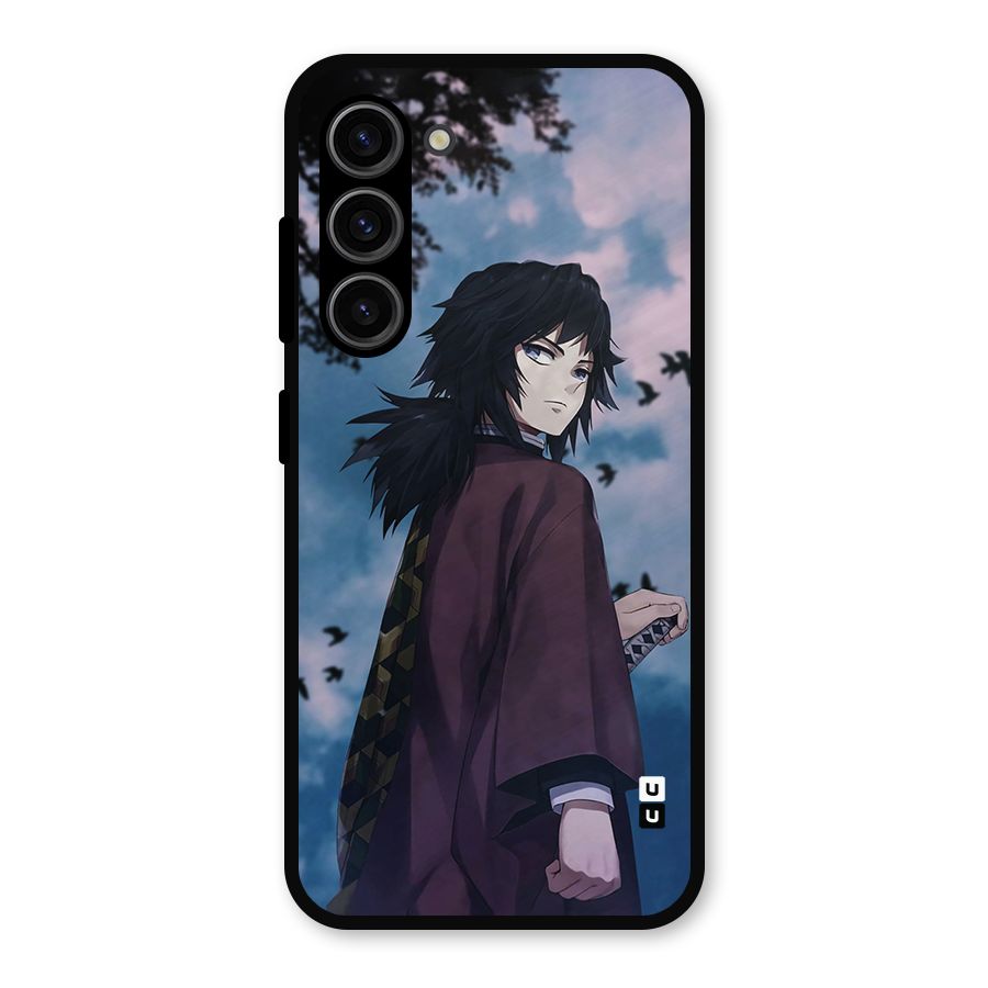 Giyu Tomioka Waiting Metal Back Case for Galaxy S23