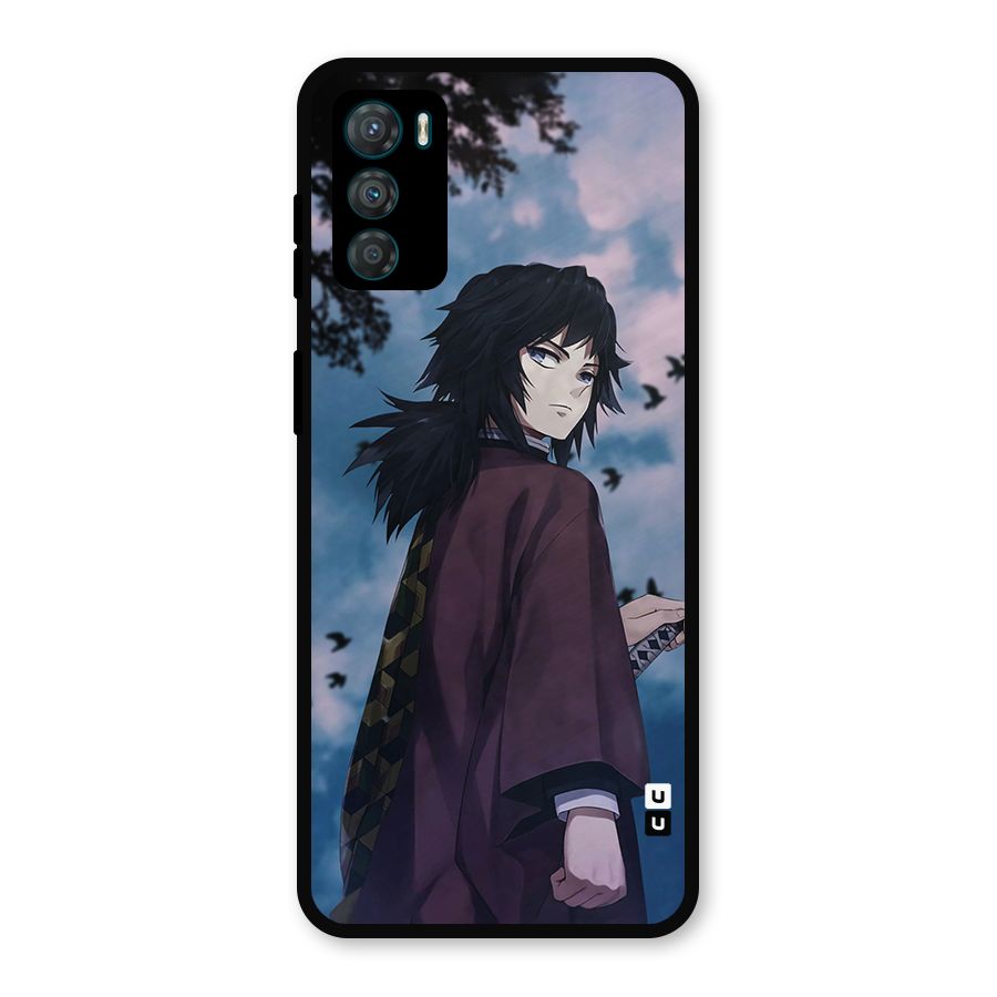 Giyu Tomioka Waiting Metal Back Case for Moto G42